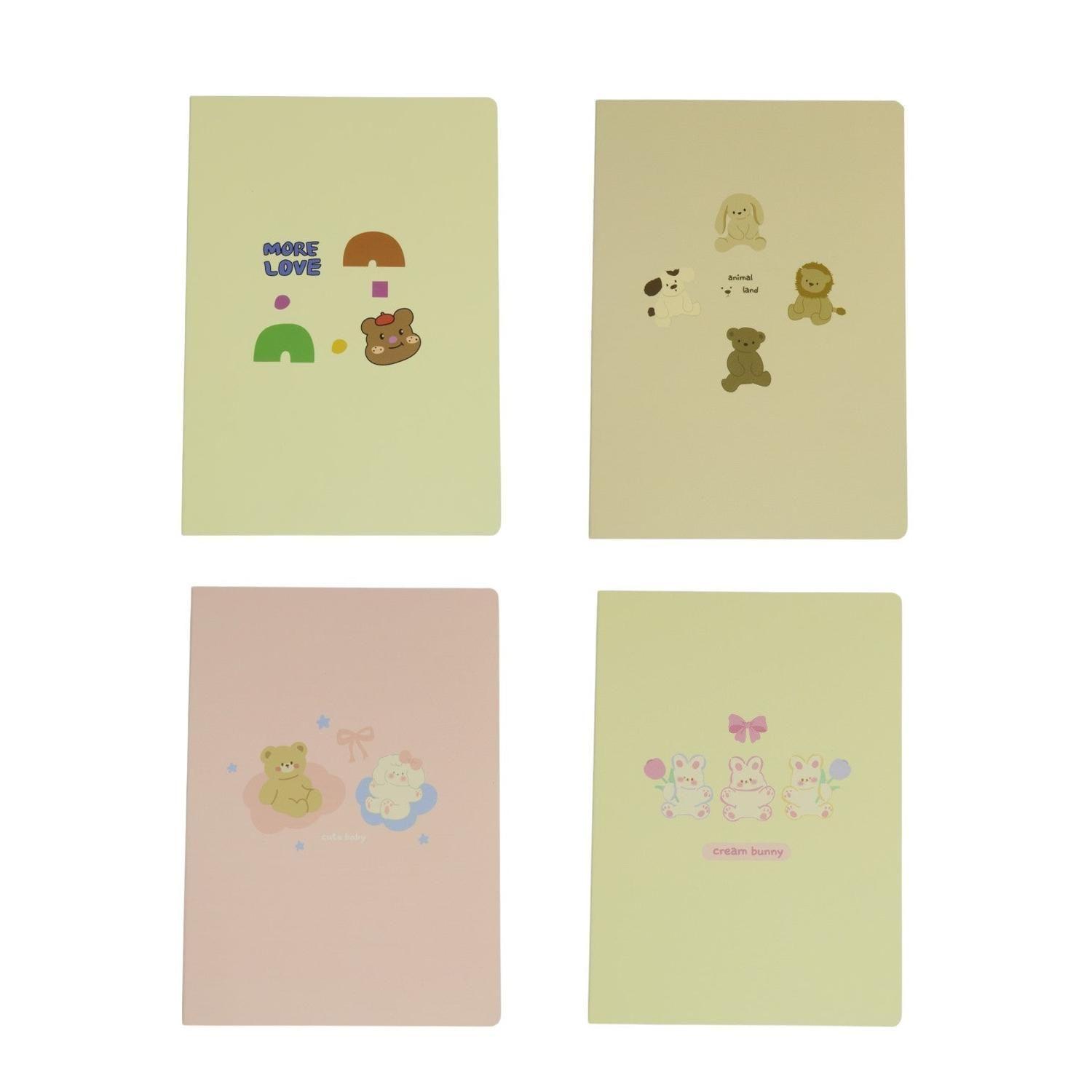 Cuaderno con animalitos 25 x 18 cm-0