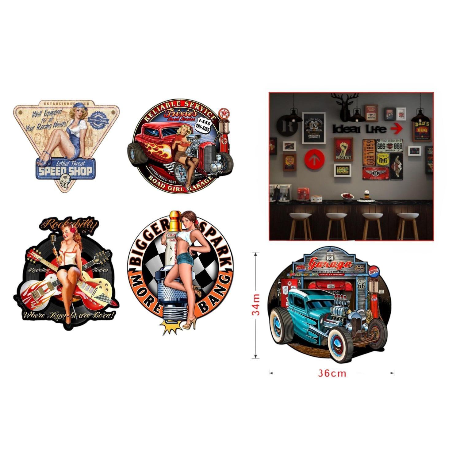 Cuadro de hojalata con diseño único (mezcla de modelos 95, 96, 97, 118, 251)-1