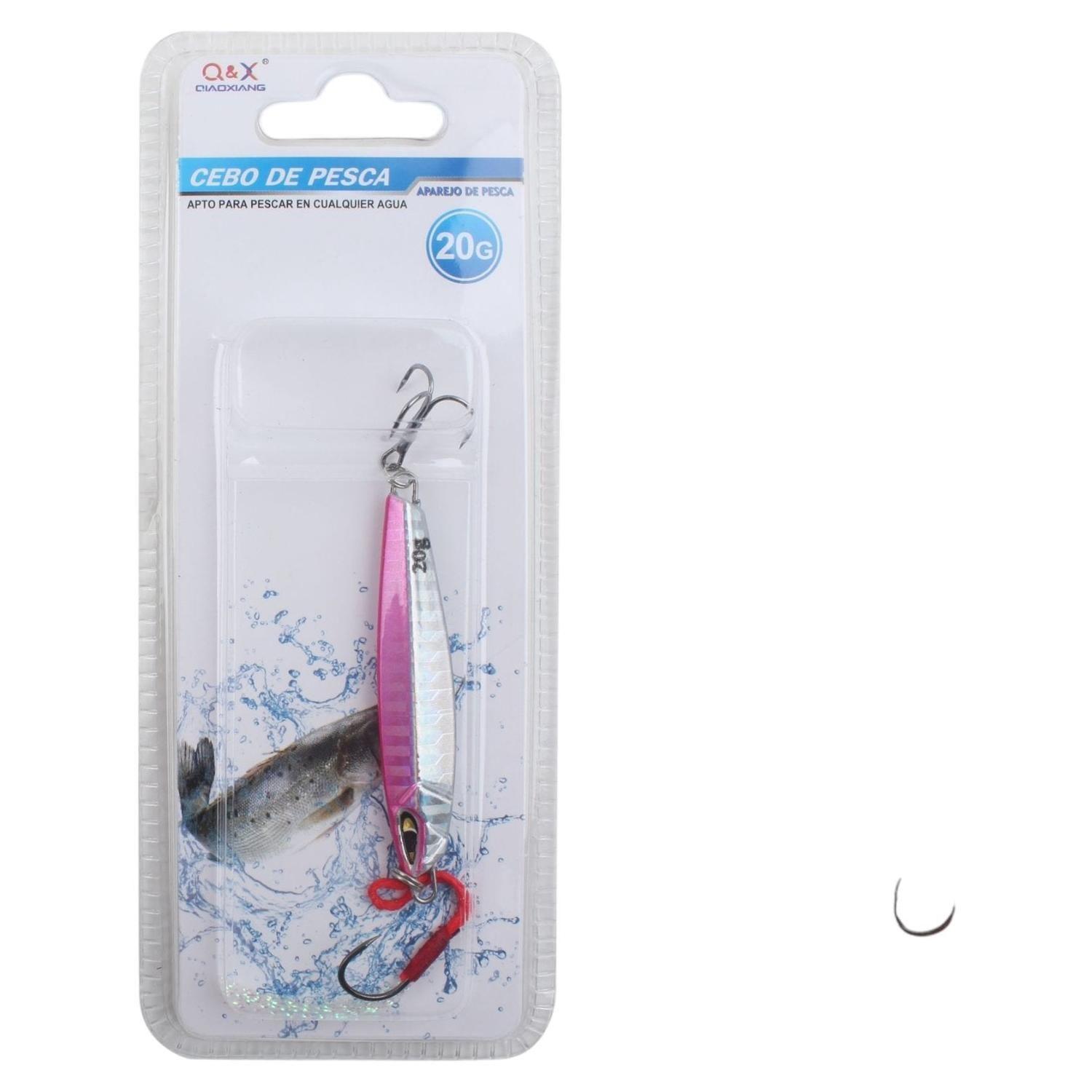 Pez De Plomo 1001-20G Con Anzuelo De Tres Garras-0