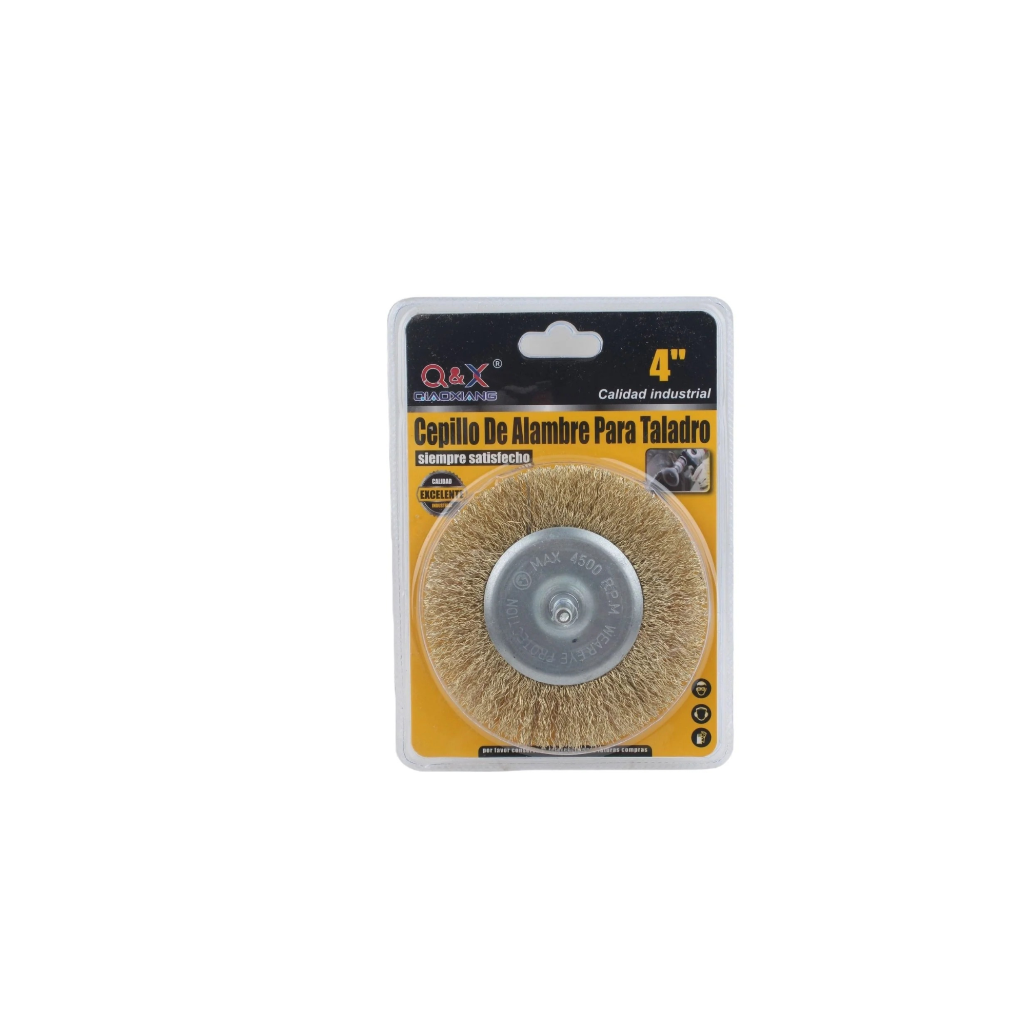 Cepillo De Alambre Curvo Plano De 4Pulgada-0