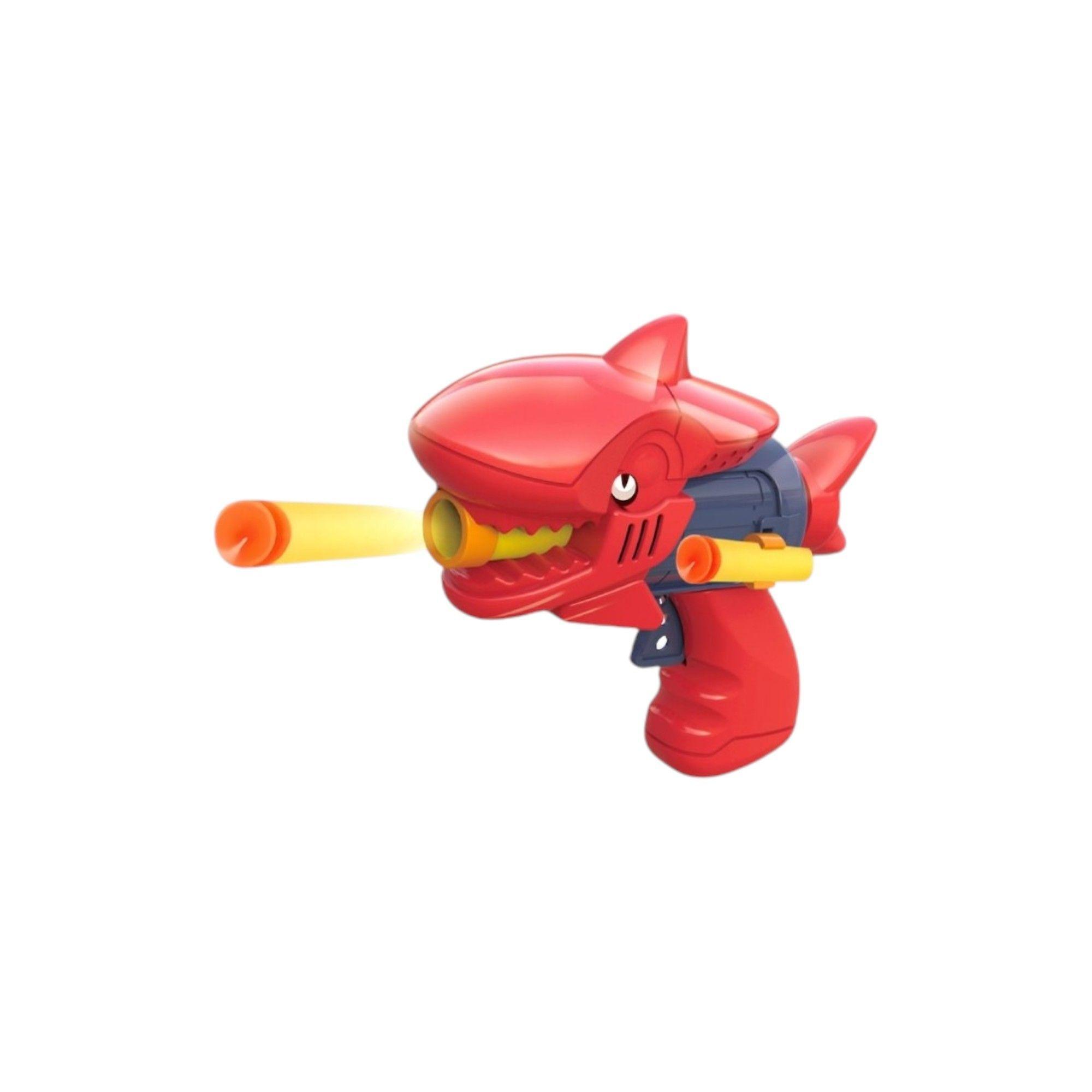 Set de 2 Pistolas Lanza Tapón con Diseño de Dinosaurio-1