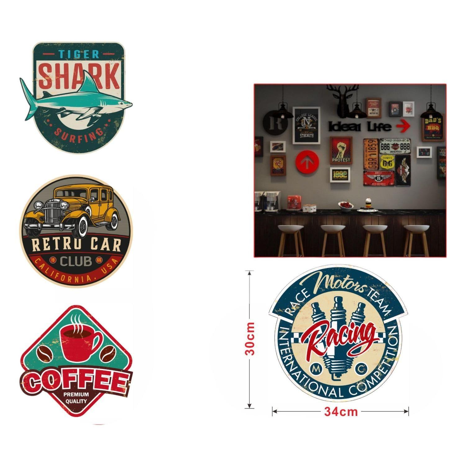 Cuadro tridimensional de hojalata con diseño único (mezcla de modelos 408, 409, 410)-1