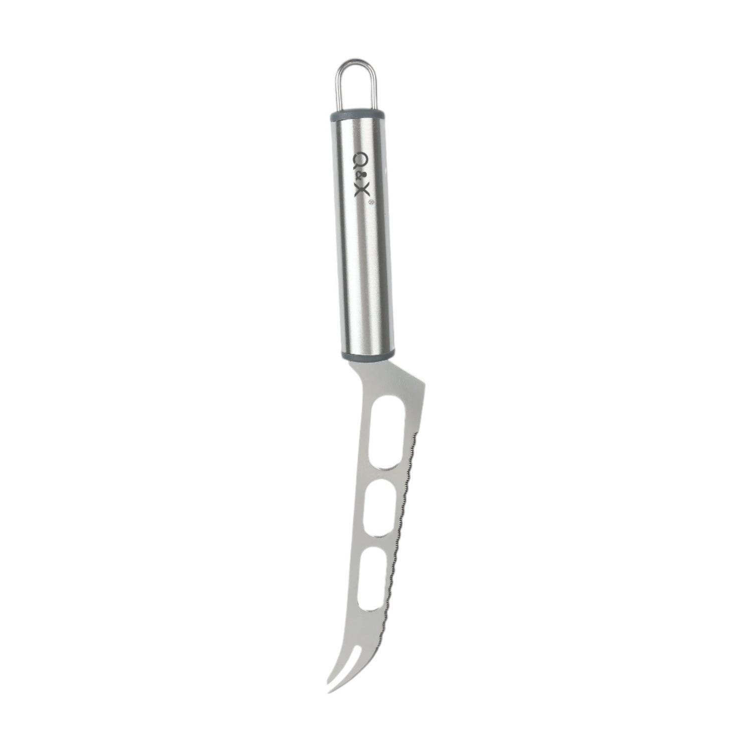 TXM29-120 Cuchillo grande para queso con tres agujeros con mango ovalado 26.2X2.5CM-0