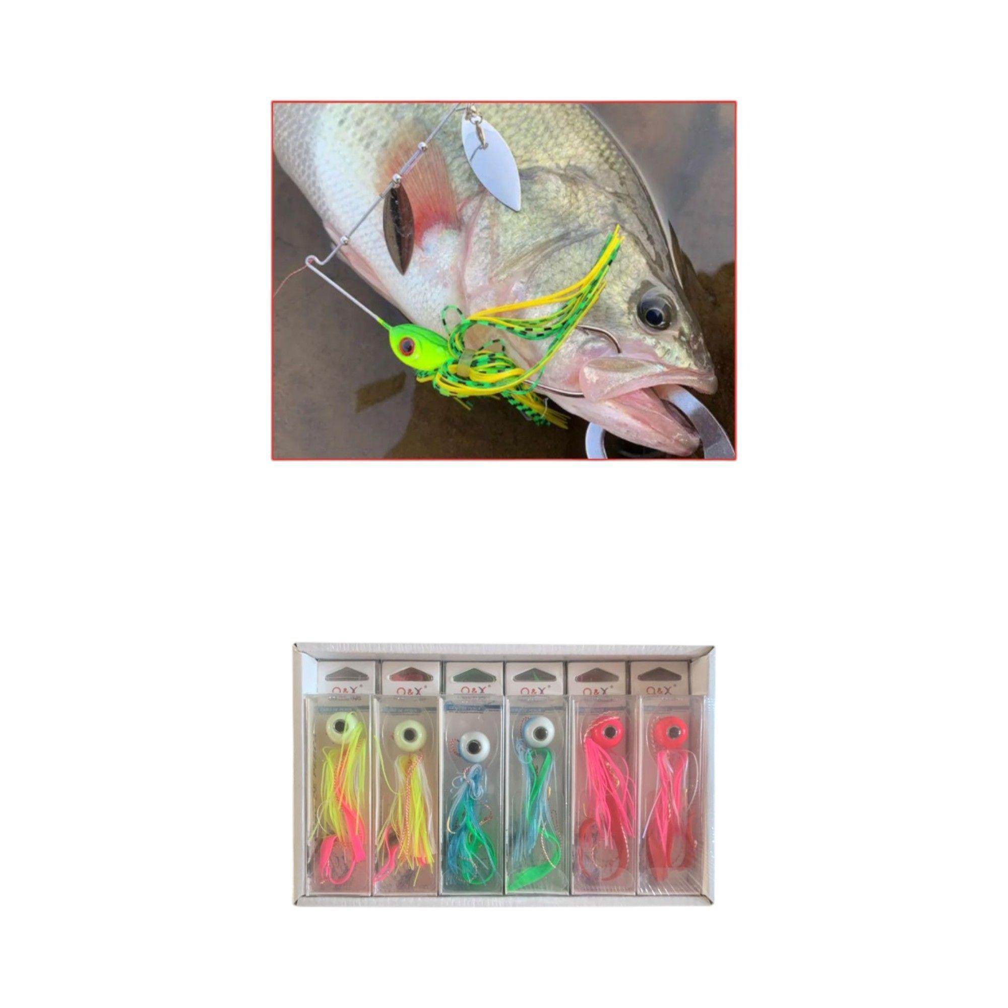 Cebo Artificial Jigging 28g | Señuelo de Silicona con Falda y Ojos 3D | Ideal para Pesca de Altura y-1