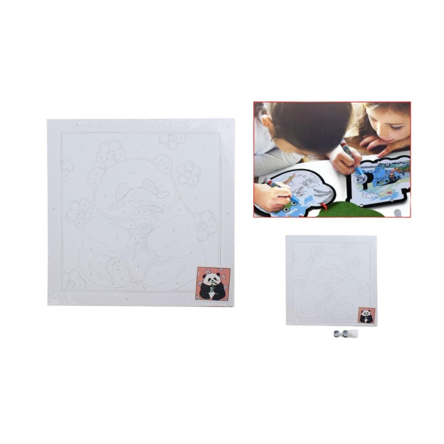 Cuadro De Pintura Al ¨®leo Digital 30*30Cm Con Pincel Y Pintura.-0