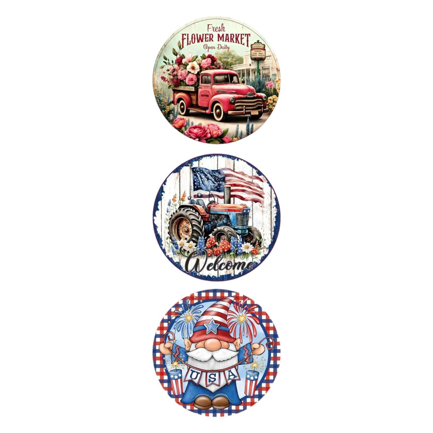 Cuadro de hojalata vintage Ruta 66 (modelos 561-564)-0