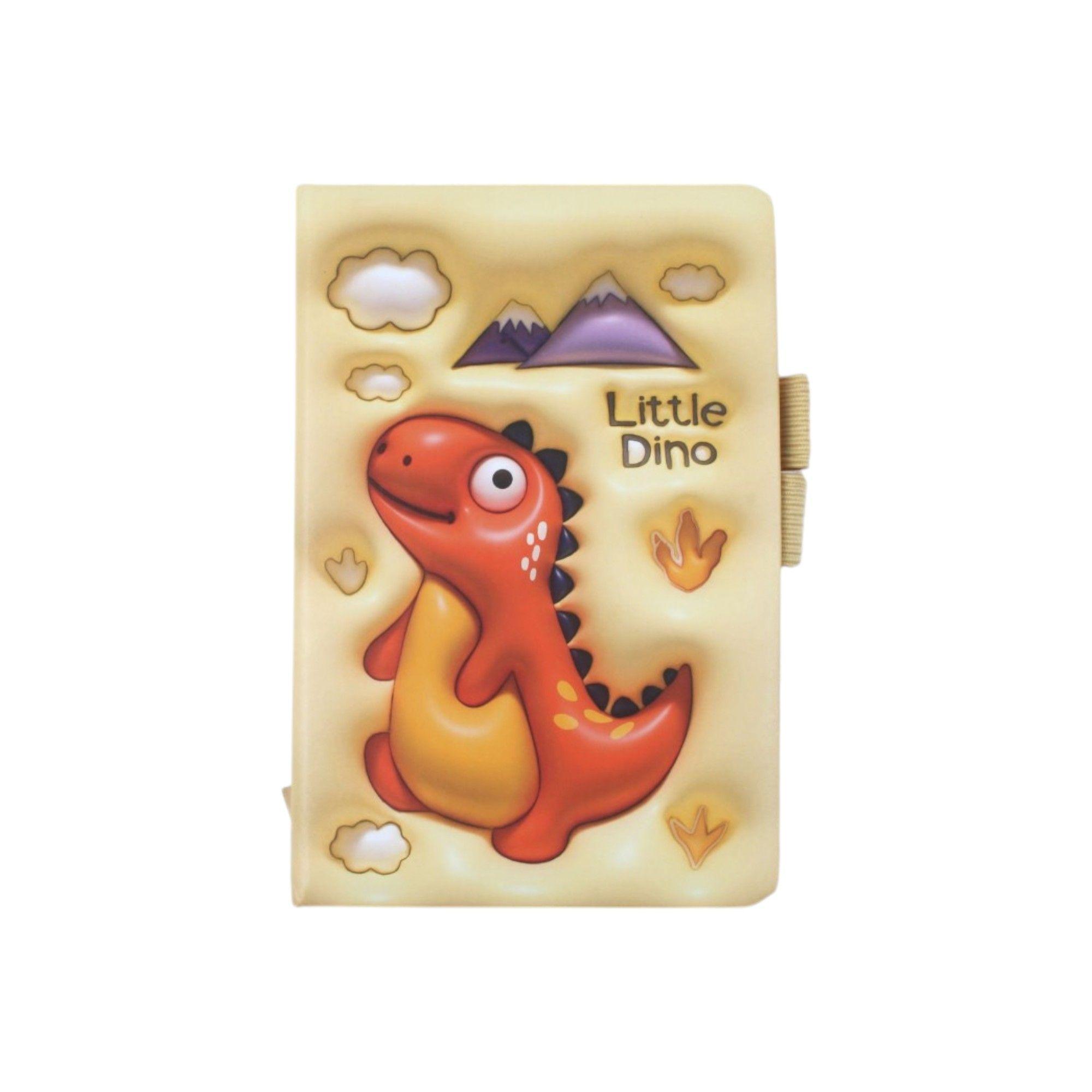 Cuaderno Pequeño de Dinosaurios - 105x148 mm - 80 Hojas-0