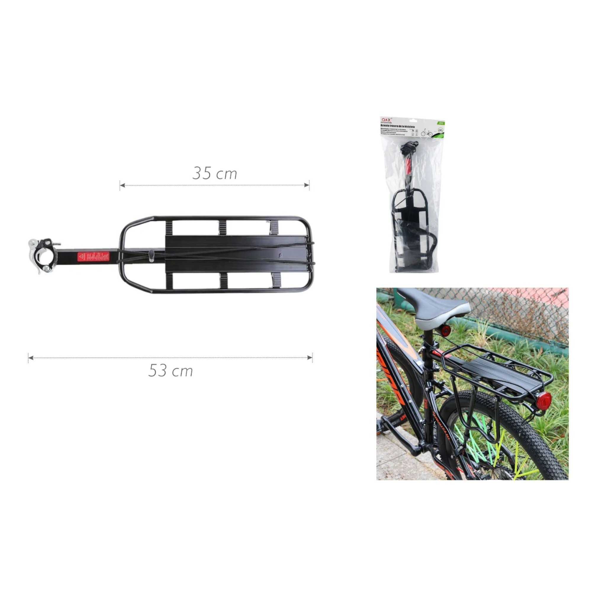 Asiento trasero para bicicleta-1