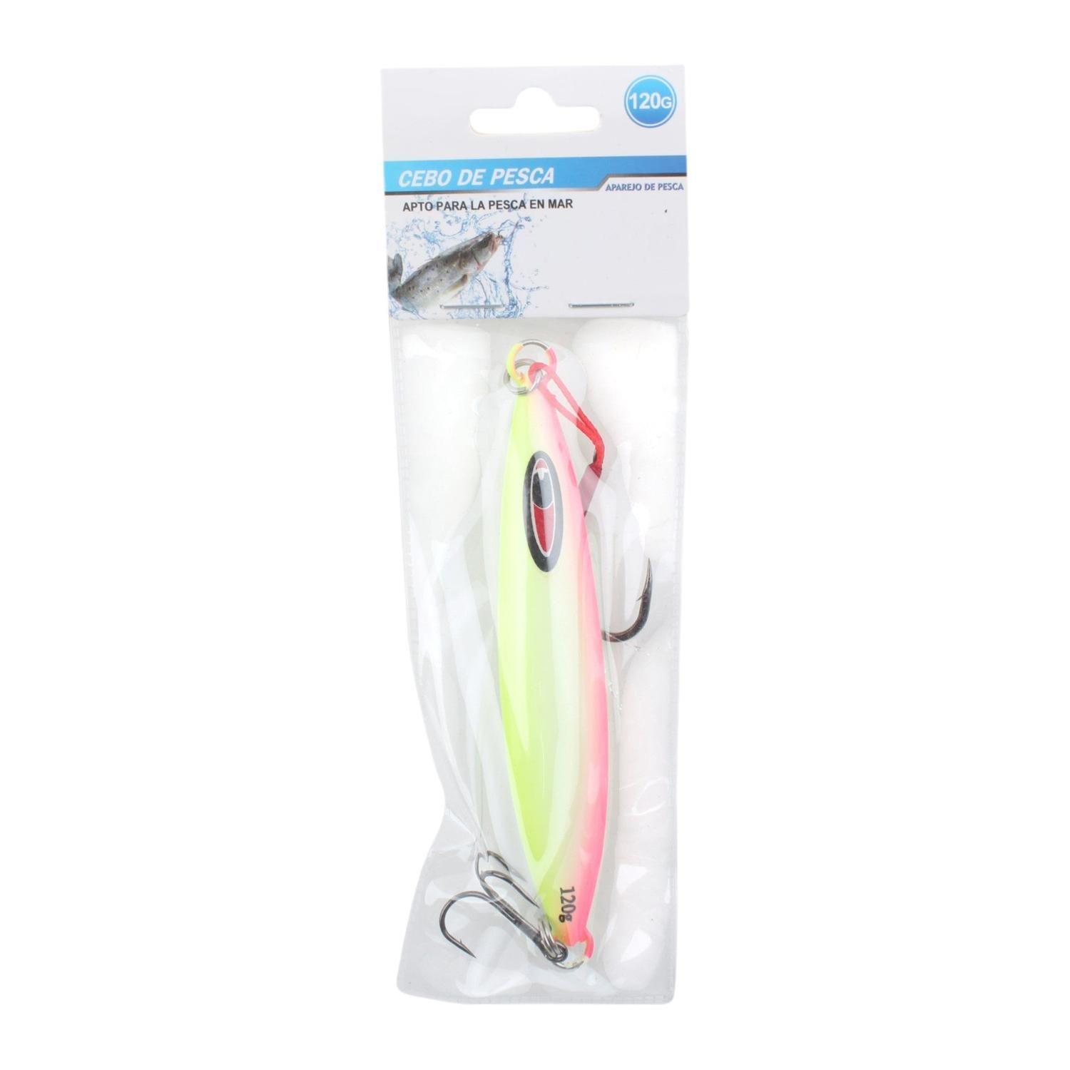 Plomo de pesca 1005-120G con triple gancho-0