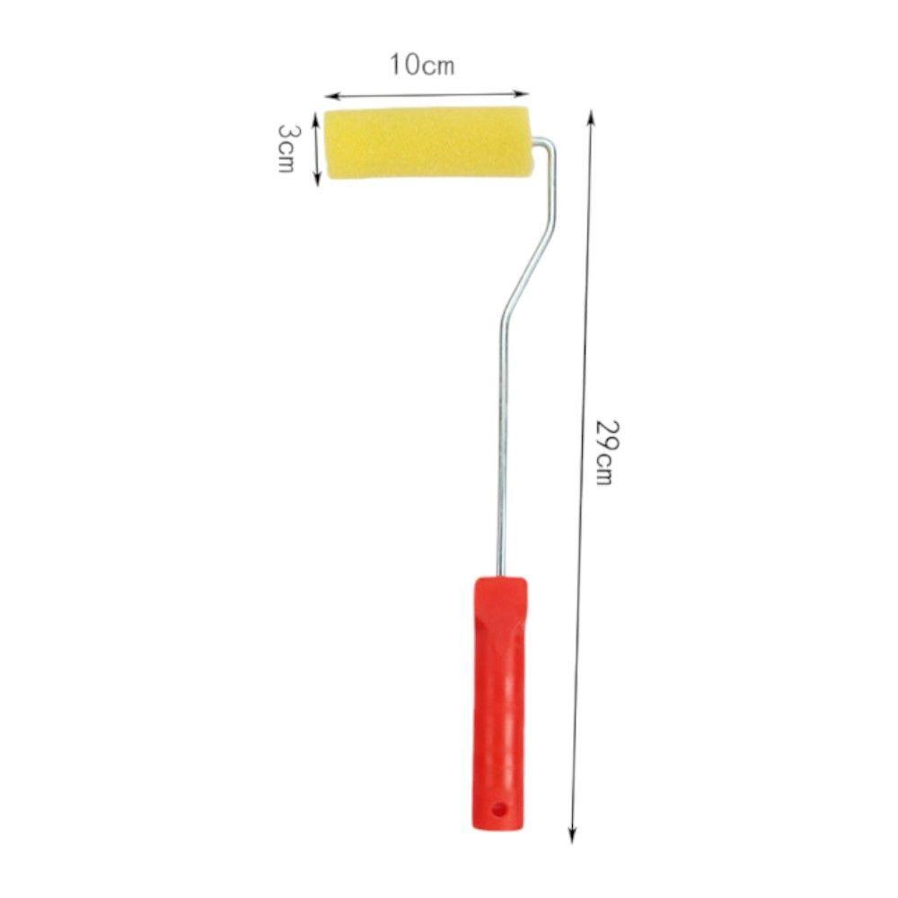 Rodillo de Esponja 4" (10 cm) con Mango Ergonómico | Ideal para Acabados Finos y Pintura Detallada-1
