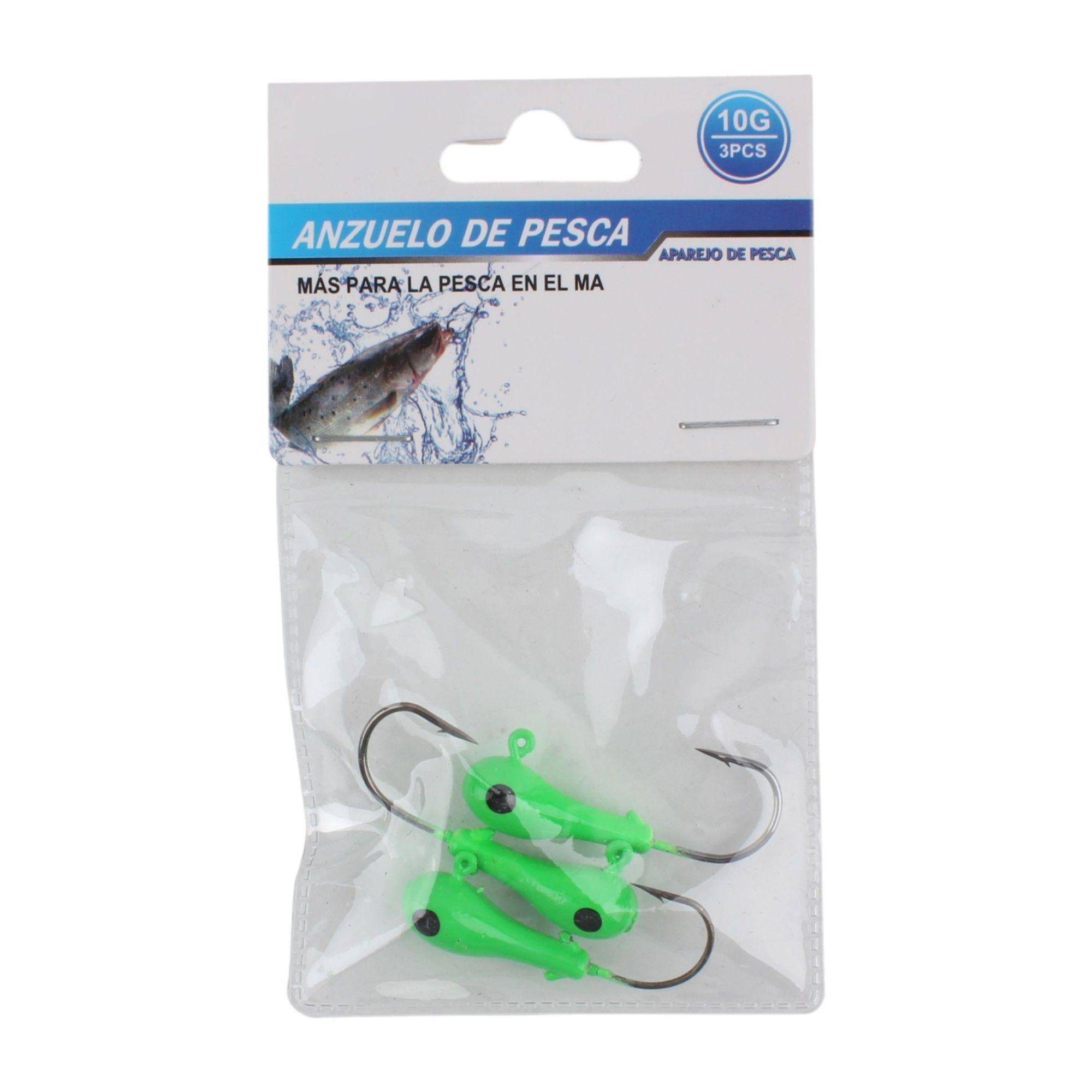 Anzuelo con plomo para cabeza de serpiente 10 g, 3 pcs-0