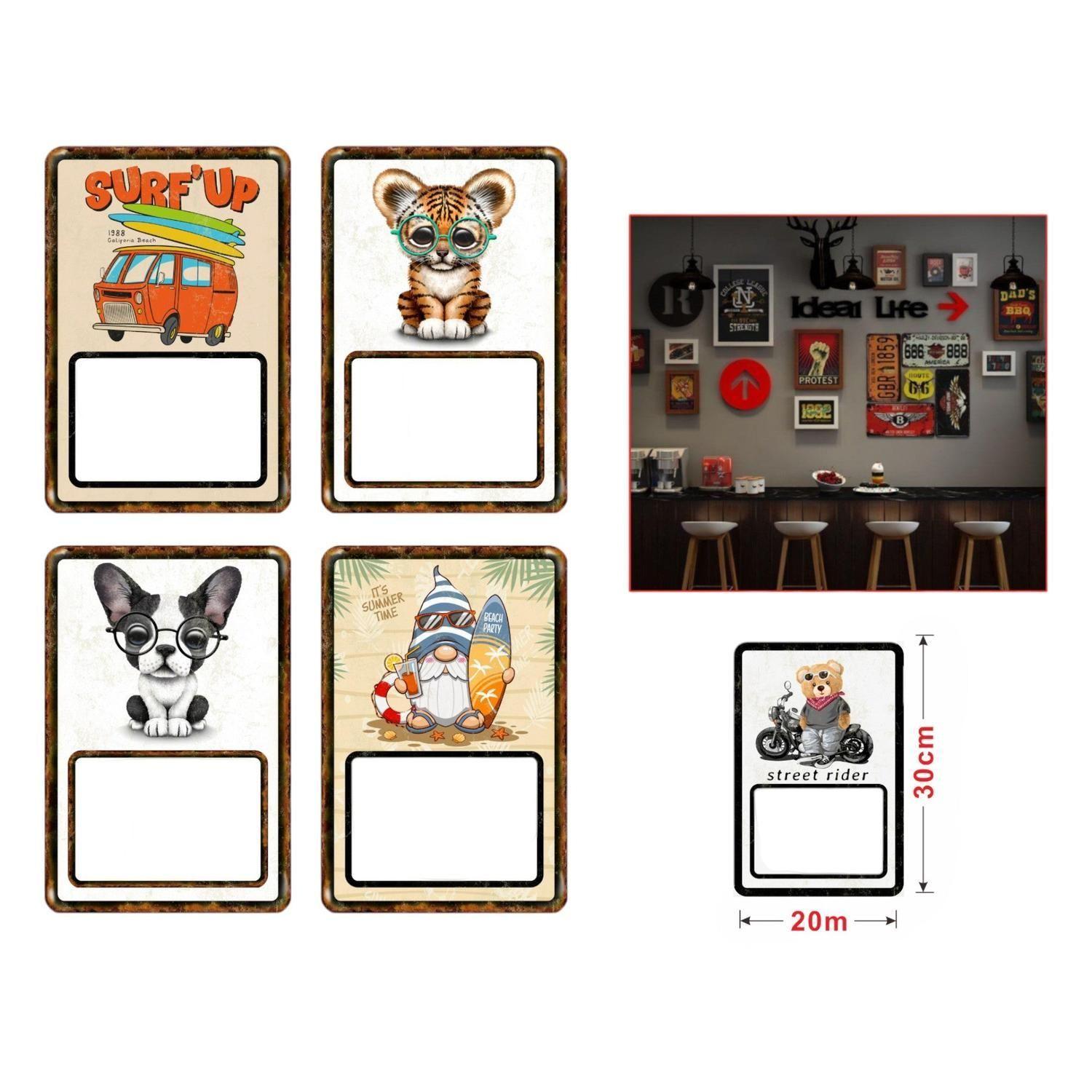 Marco retro de hojalata para fotos 20X30B cm-2