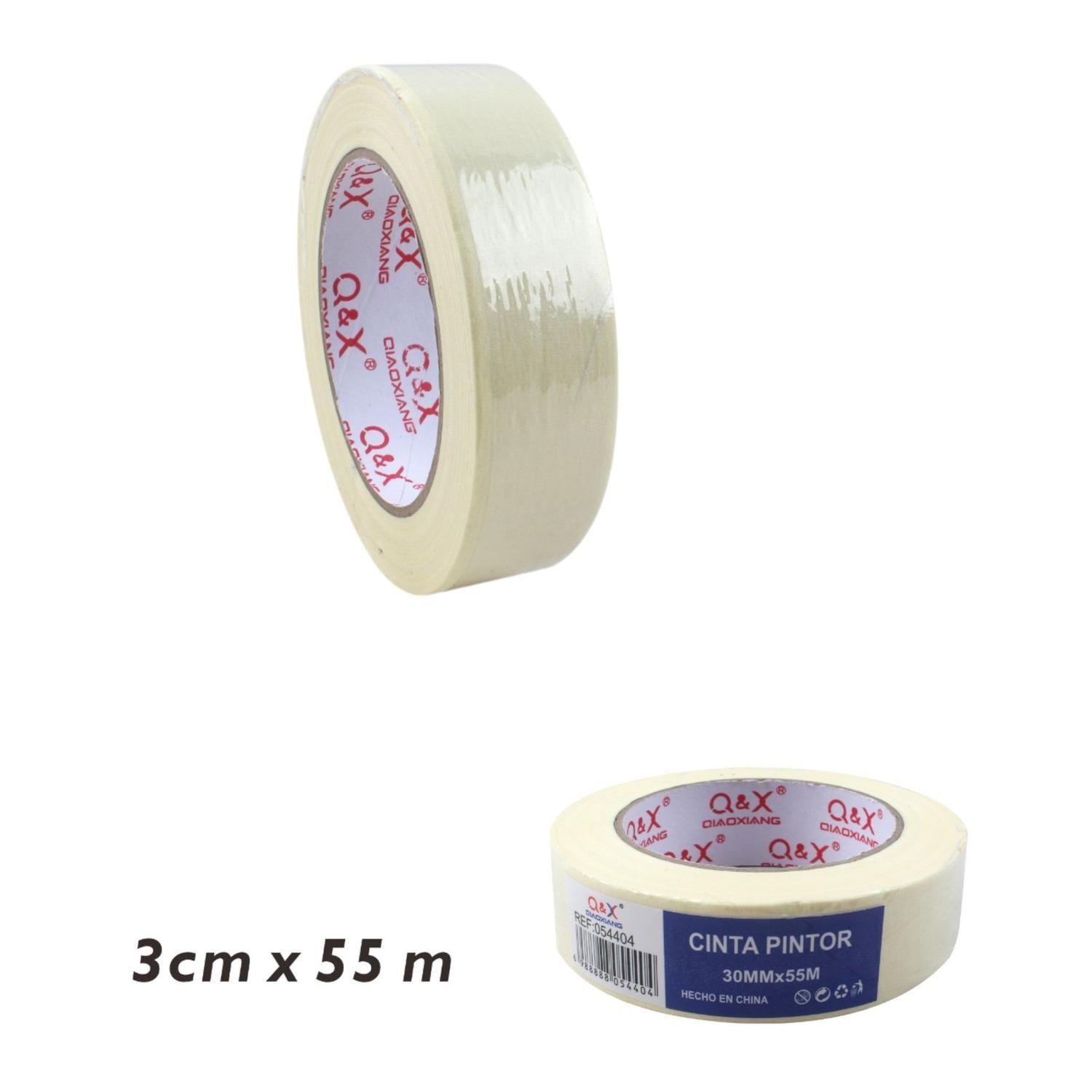 Cinta adhesiva masking tape 3.0 cm x 55 m para uso industrial y doméstico-1