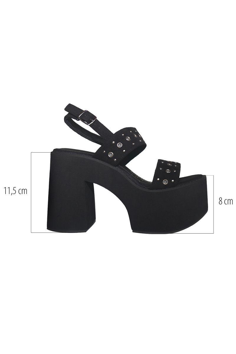 Sandalias Plataforma Alta Eco Cuero Livianas-2