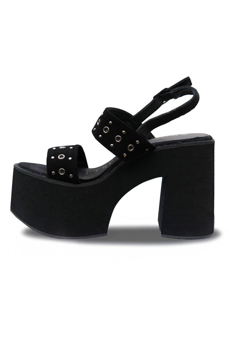 Sandalias Plataforma Alta Eco Cuero Livianas-5