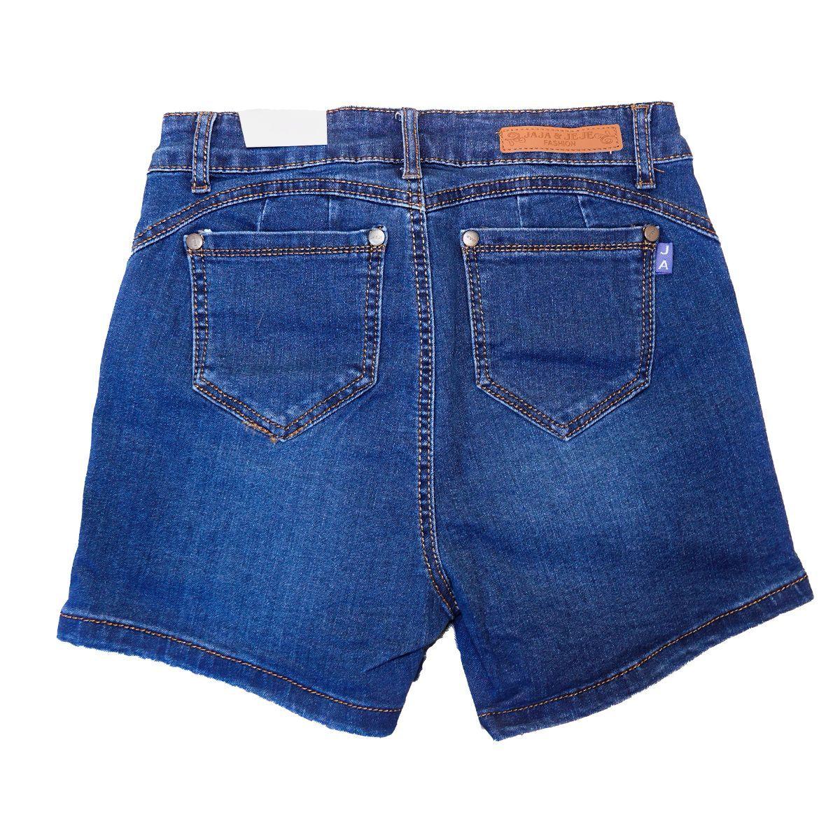 Falda Short Niña Juvenil Pretina Alta Cómodas Elasticadas -5