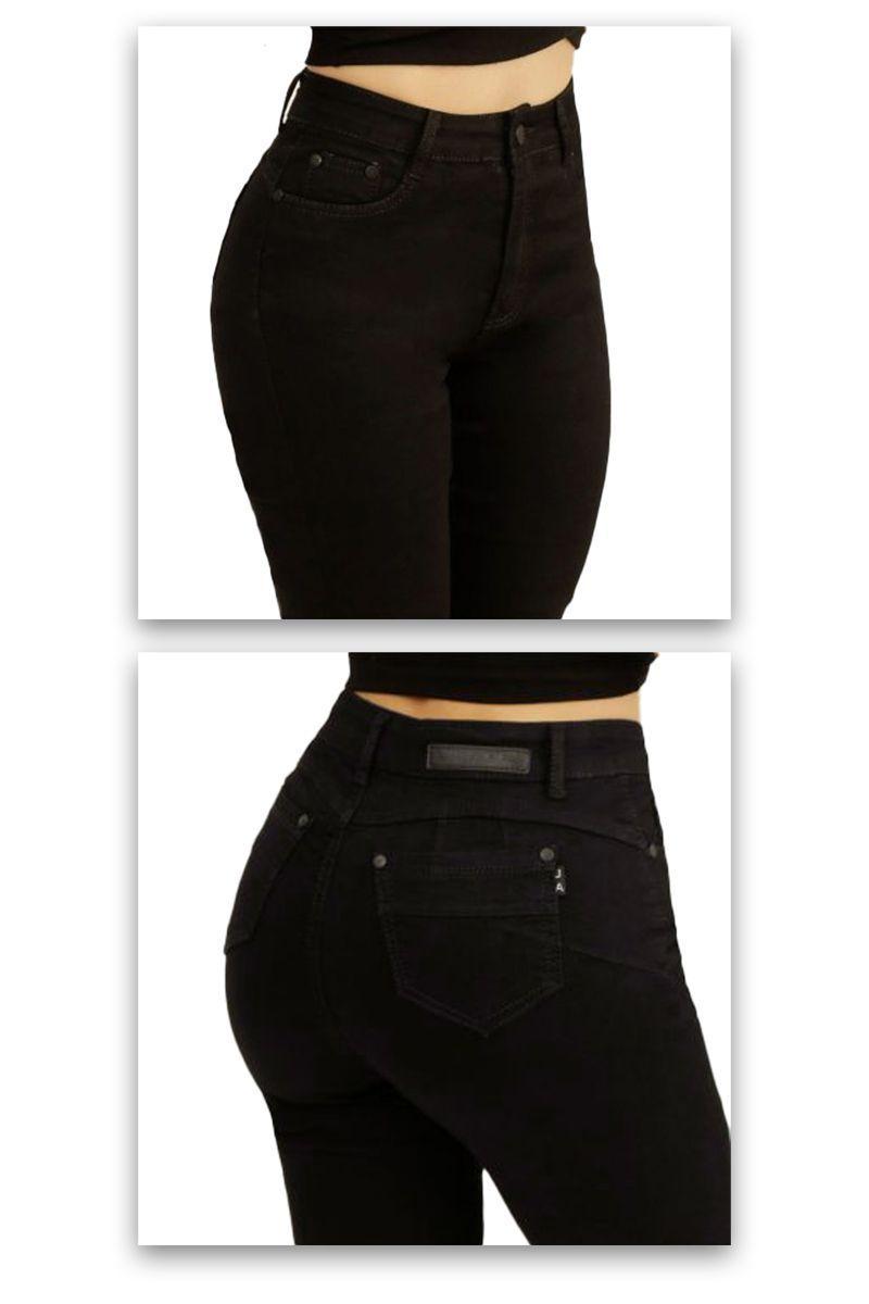 Jeans Flare Push Up Acampanado Levanta Cola Corte Colombiano Escultor-4