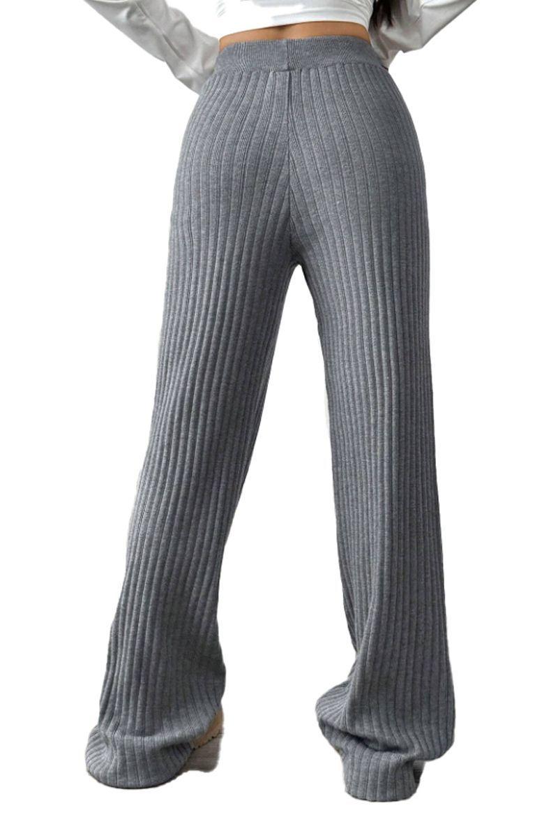 Pantalón Premium Lanilla Tejido Palazzo Elasticados Wide Leg Oversize-5