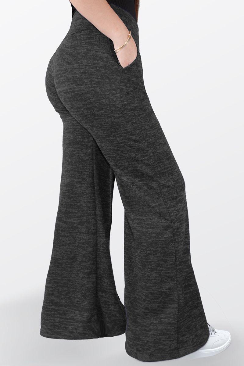 Pantalón Palazzo Elasticados Pretina Ancha Tiro Alto Wide Leg-2