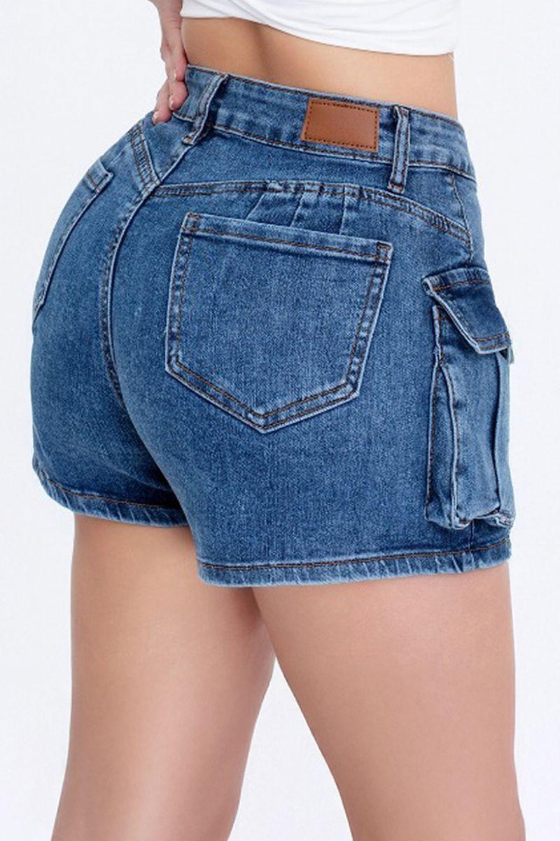 Falda Short Full Push Up Levanta Cola Corte Colombiano Escultor-2