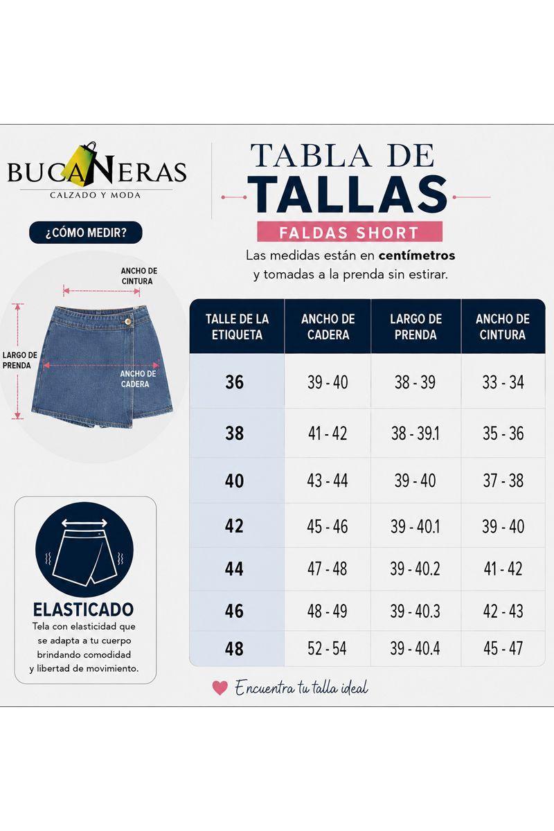 Falda Short Full Push Up Levanta Cola Corte Colombiano Escultor-7