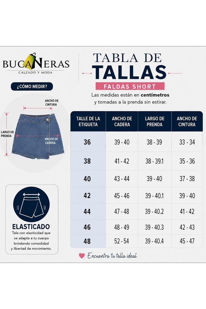 Falda Short Full Push Up Levanta Cola Corte Colombiano Escultor-7