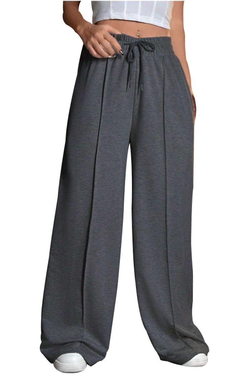 Pantalón Buzo Algodón Palazzo Oversize Elasticados - Wide Leg-4