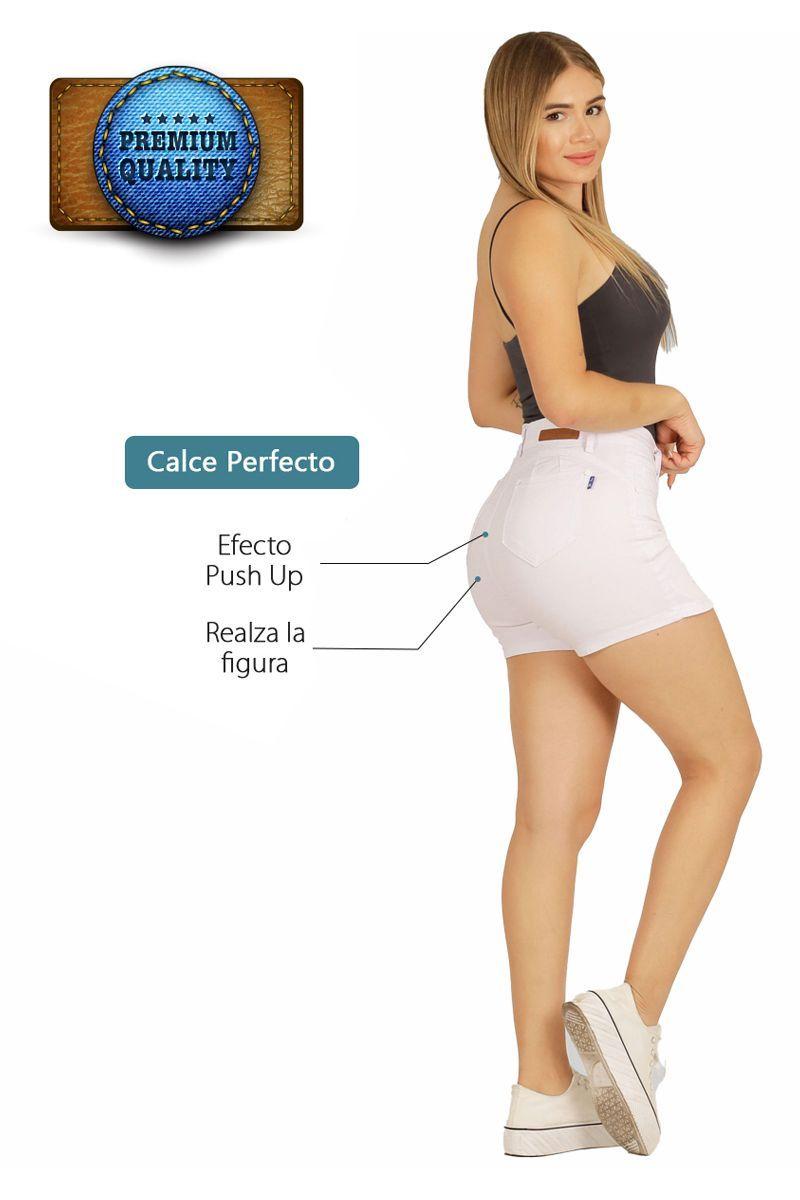 Falda Short Full Push Up Levanta Cola Corte Colombiano Tiro Alto-1