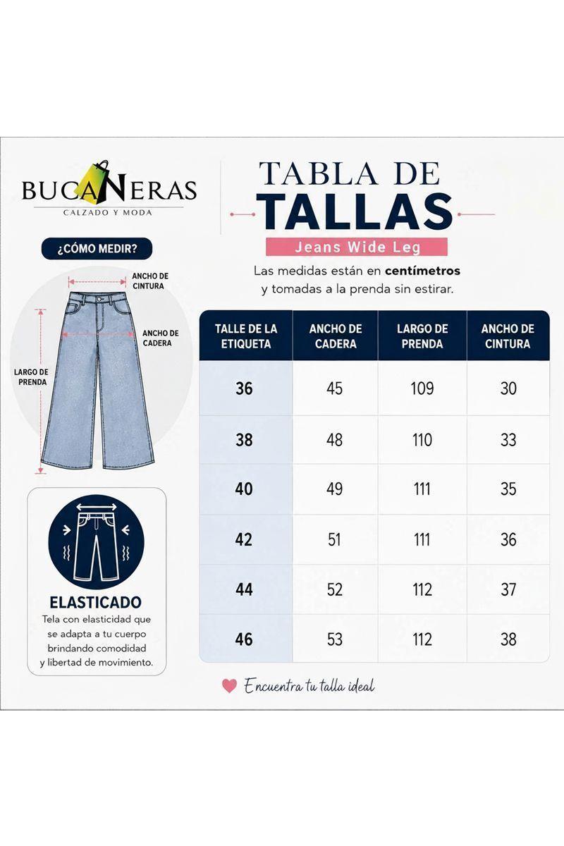 Jeans Wide Leg Palazzo Elasticado Tiro Alto Push Up Oversize-7