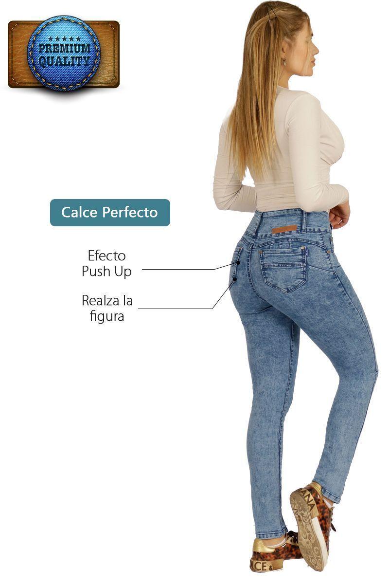 Jeans Full Push Up Levanta Cola Corte Colombiano Calce Perfecto.-2