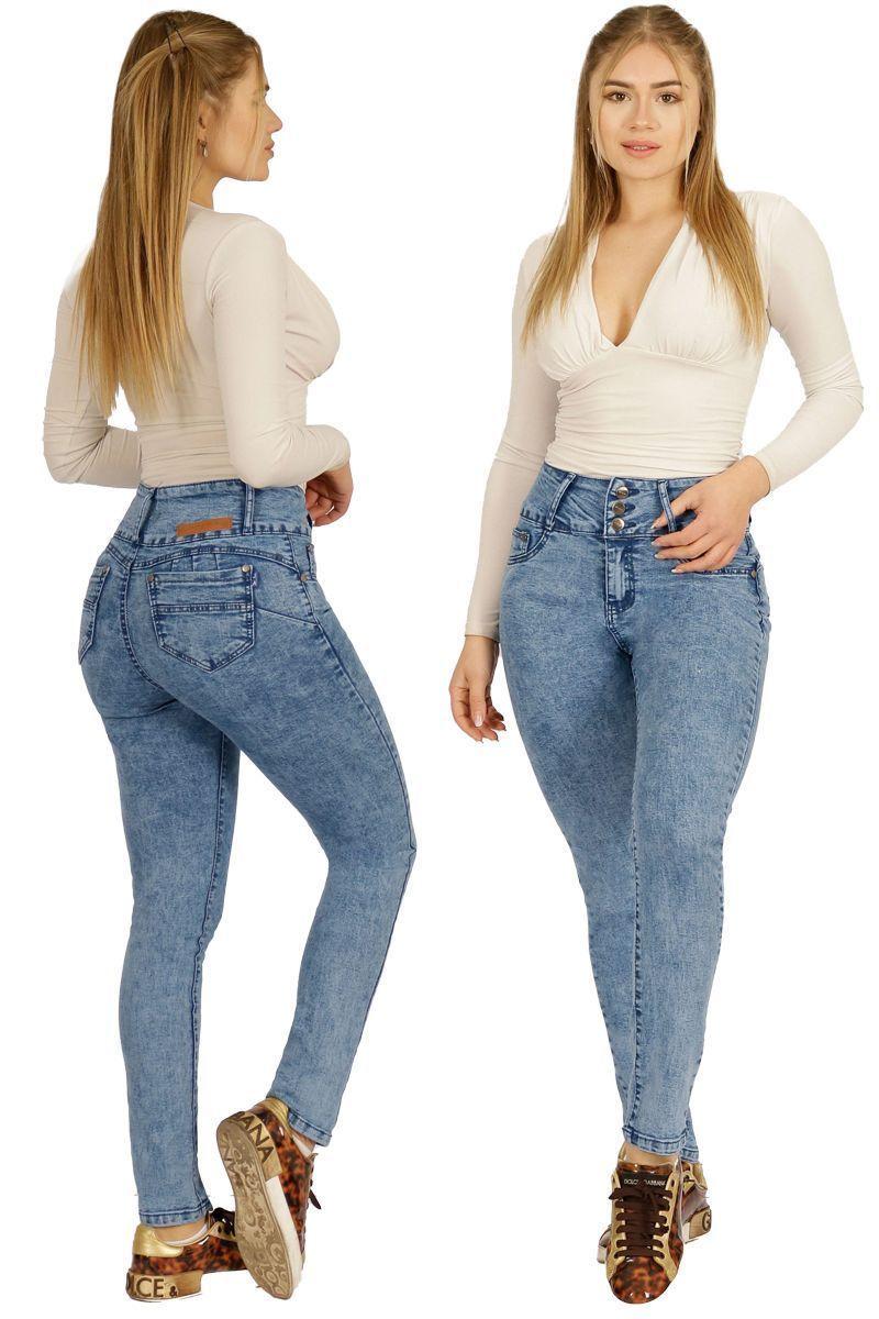 Jeans Full Push Up Levanta Cola Corte Colombiano Calce Perfecto.-4