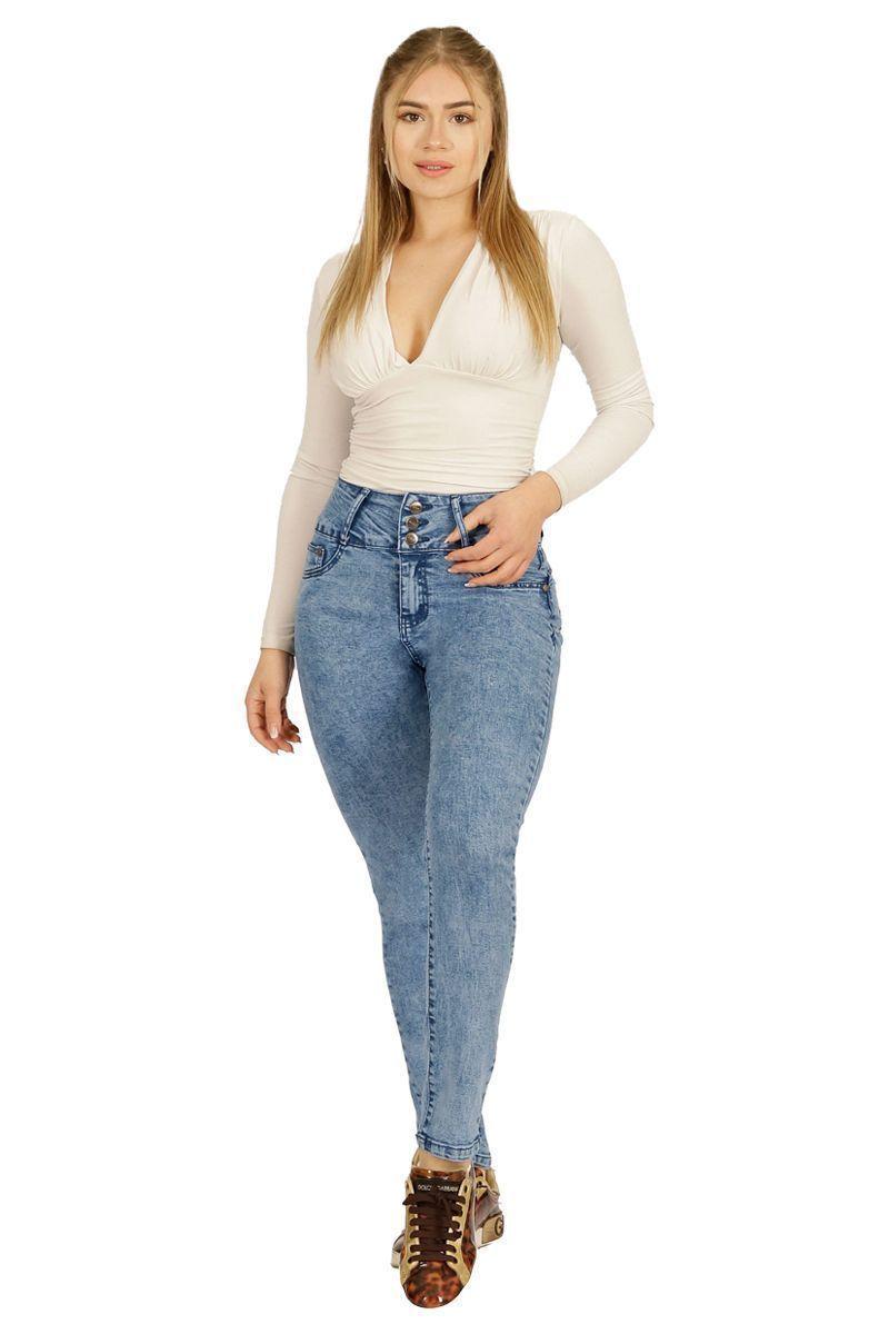 Jeans Full Push Up Levanta Cola Corte Colombiano Calce Perfecto.-1