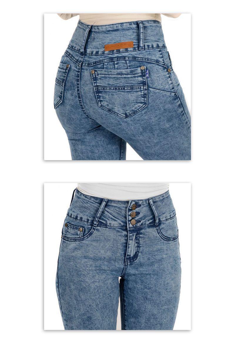 Jeans Full Push Up Levanta Cola Corte Colombiano Calce Perfecto.-3