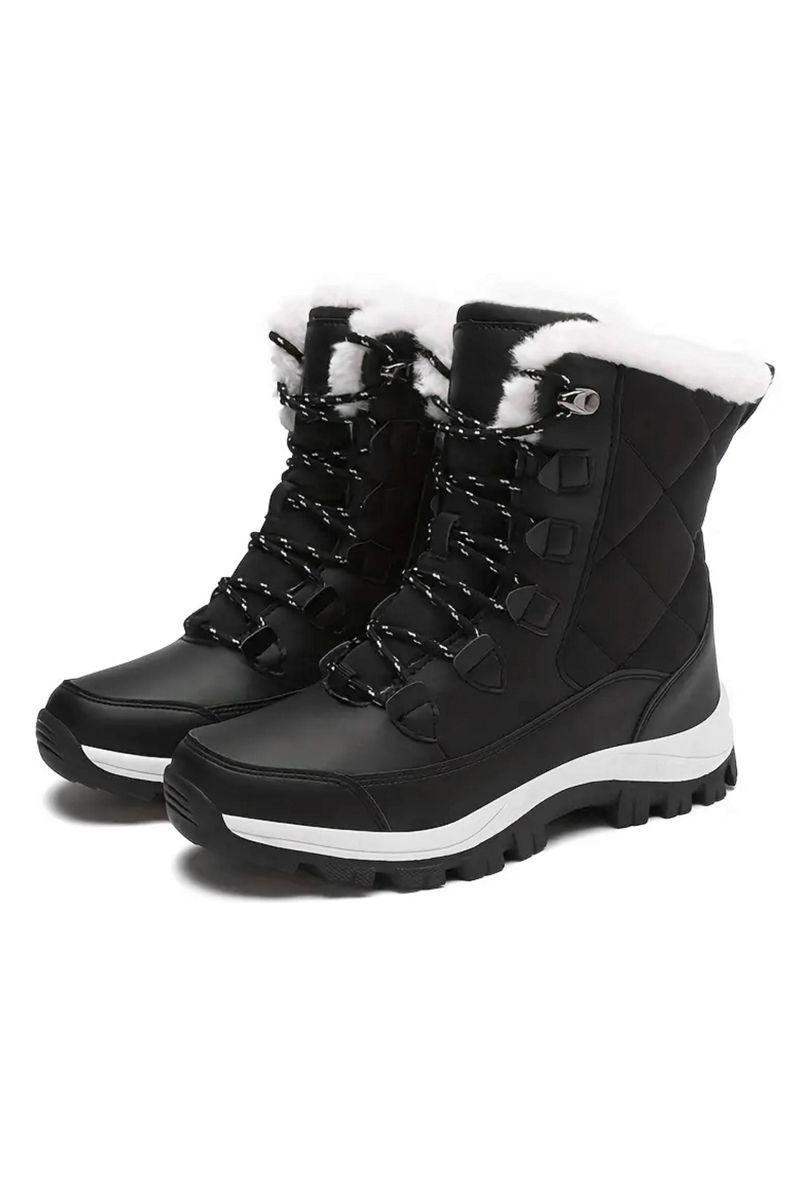 Botines Térmico Impermeable Forrado Con Chiporro Mujer Nieve y Lluvia-2