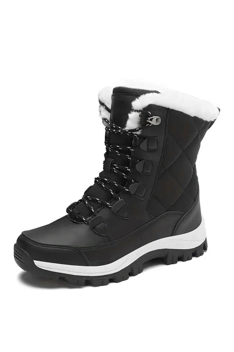 Botines Térmico Impermeable Forrado Con Chiporro Mujer Nieve y Lluvia-3