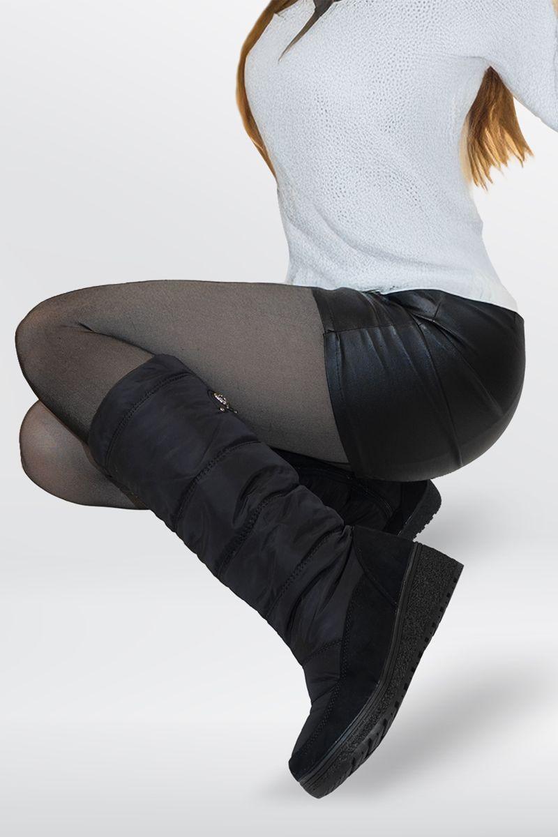 Botas Impermeables Térmicas Largas Por Dentro Forradas Con Chiporro Plataforma-6