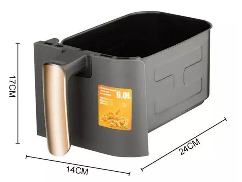 Freidora De Aire Airfryer Doble 12l R-5236-3