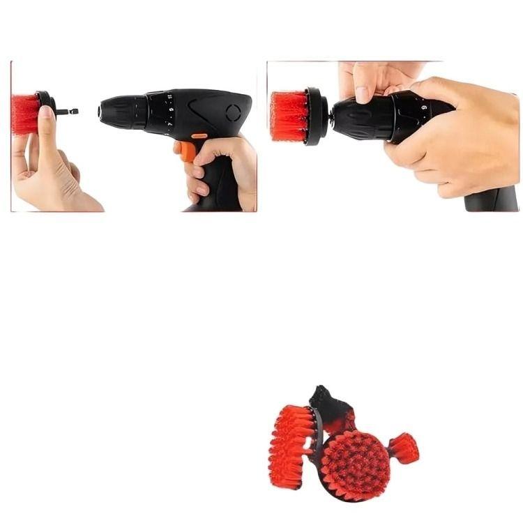 Kit 18 Piezas Limpieza De Auto Interior Y Exterior-1