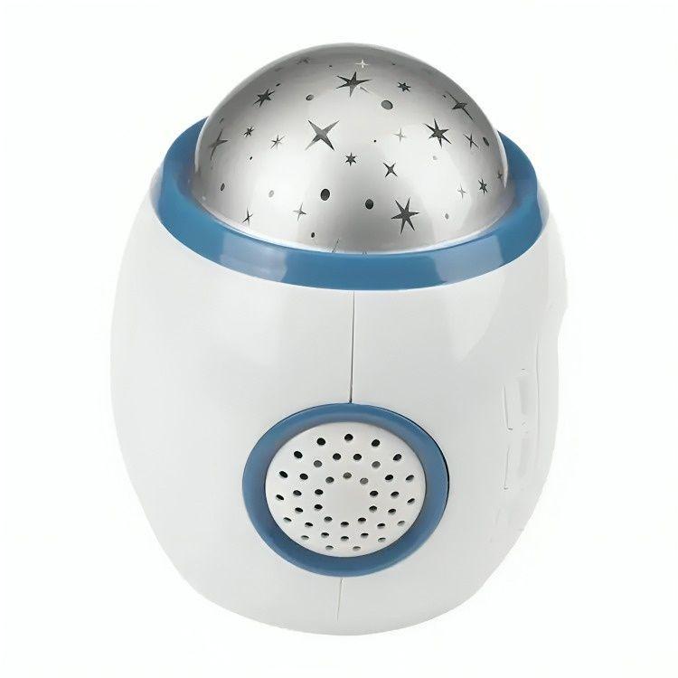 Reloj Despertador Digital Luz Led Estrellas Sonido-0