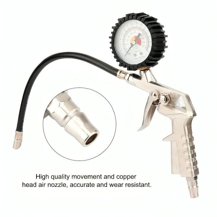 Pistola Para Inflar Y Calibrar Neumaticos Con Manometro-2