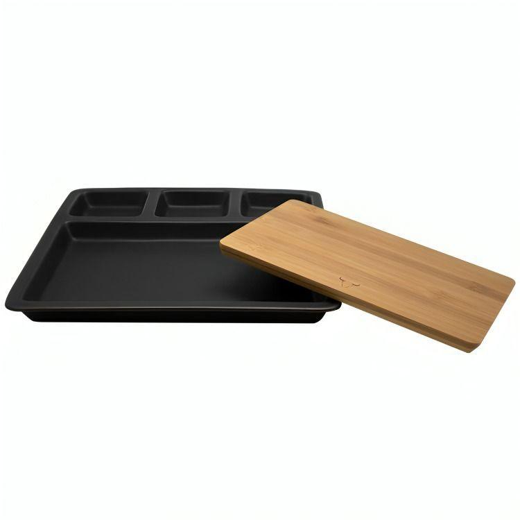 Tabla De Aperitivo Wayu Bandeja de Ceramica 28,5 x 28,5 cm.-2