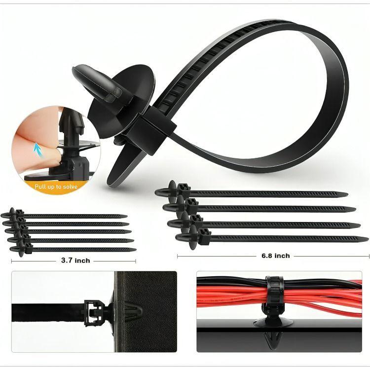 Kit 725 Clip Broche Retención Plástico Auto Lata Tapabarro-4