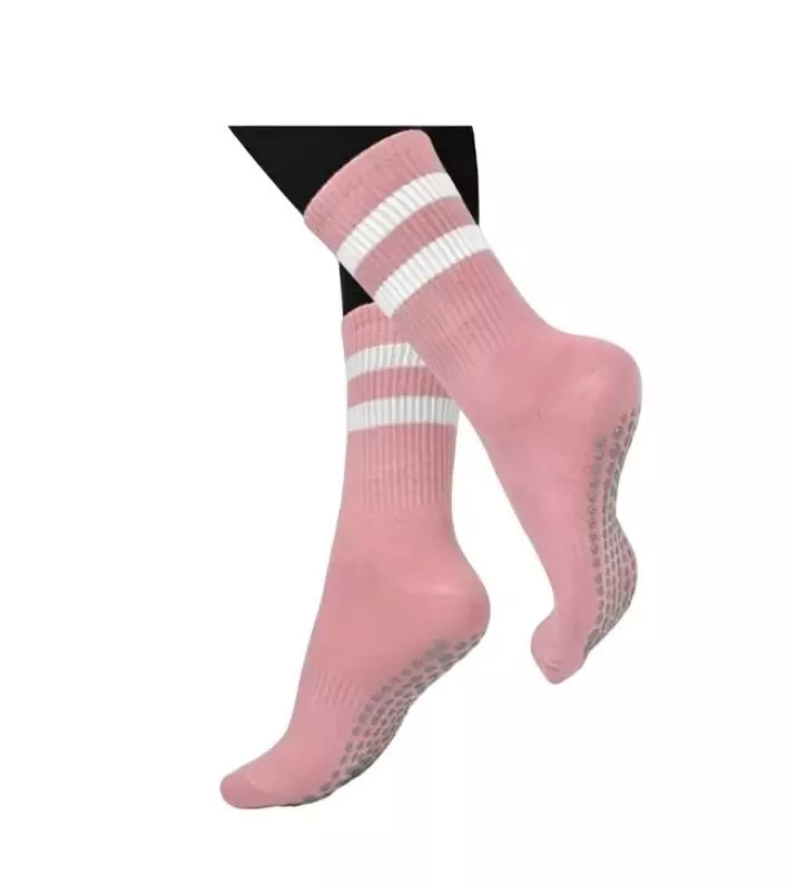 Calcetines Antideslizantes Yoga Pilates Aptitud Set 2 Pares-0