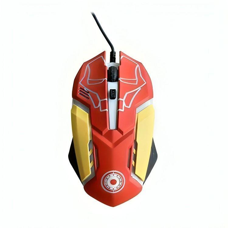 Kit Gamer Marvel Iron Man 3 En 1 Teclado+mouse+audifonos-2