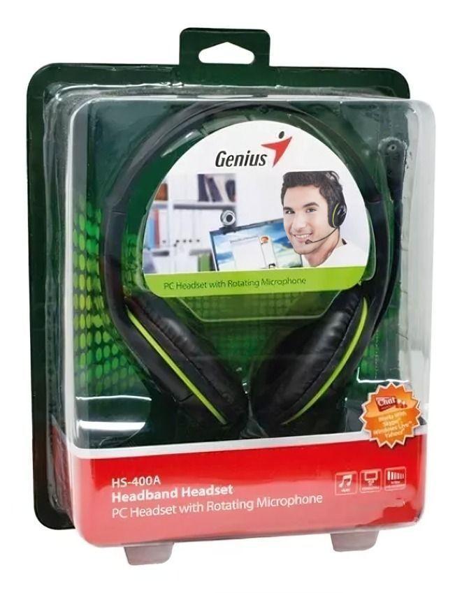 AUDIFONO CON MICROFONO GENIUS  -0