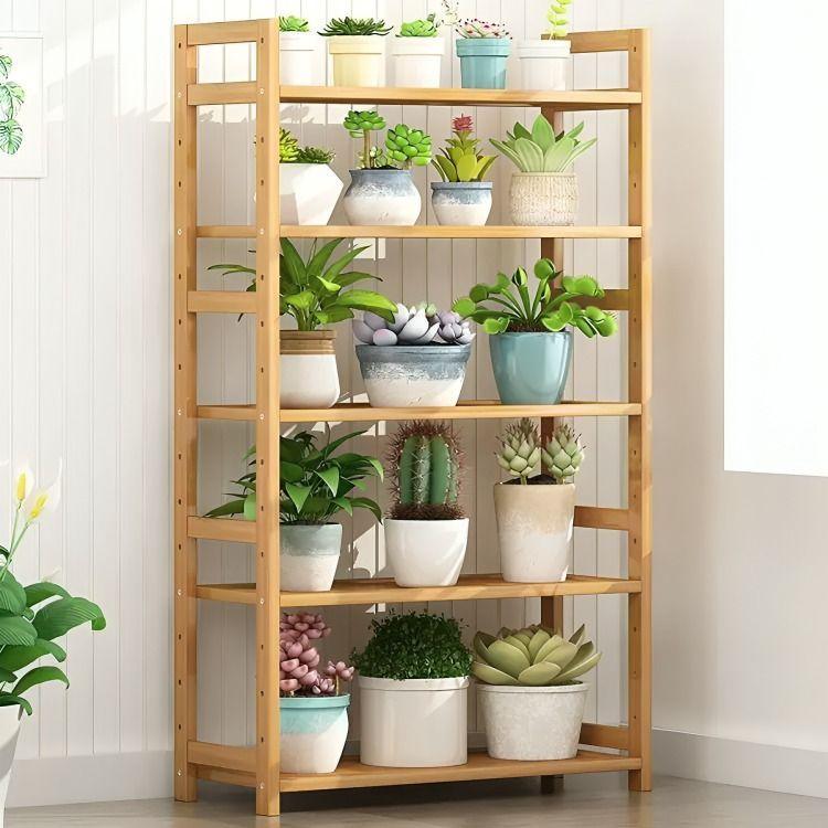 Organizador Estante De Bambú 5 Niveles De Cocina Y Baño-3