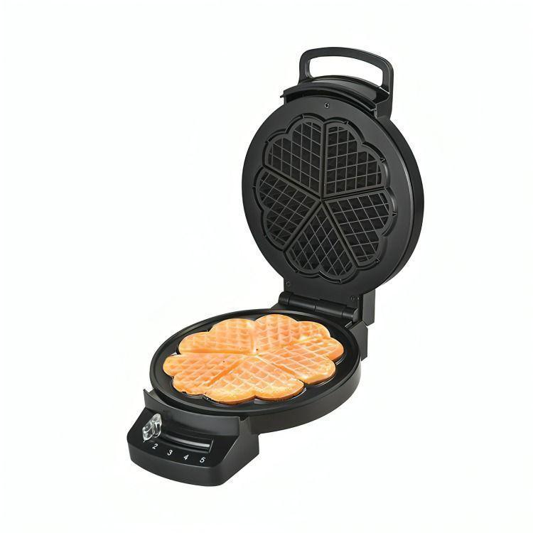 Maquina Waffle Diseño Corazon  Blanik -3