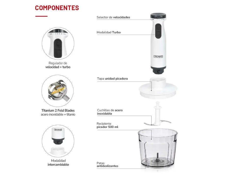 Minipimer 600W TH-8725-3