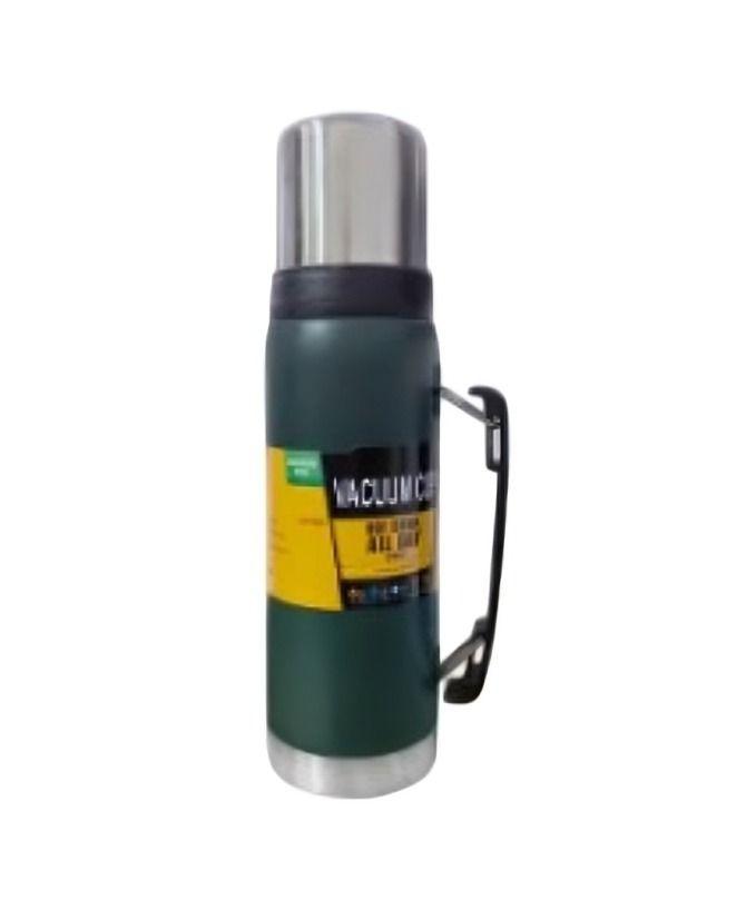 Termo Acero Inoxidable Capacidad 1000ml Agua Fria Y Caliente-0