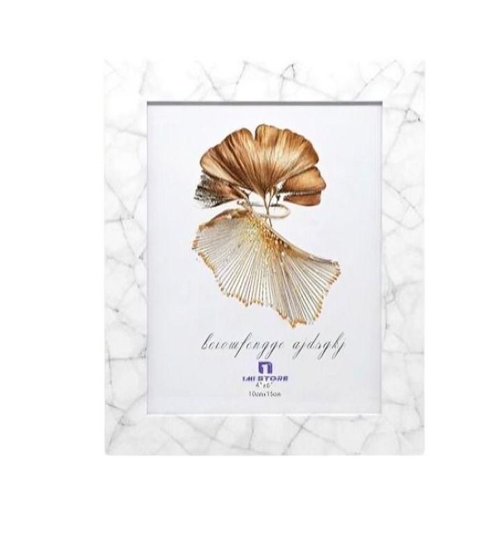 Marco de Mármol Blanco GH3112 (15x20 cm  6x8 Pulgadas)-0